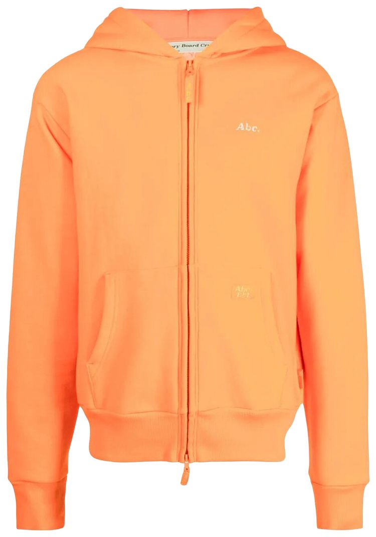Advisory Board Crystals Zip Up Hoodie Carnelian Orange