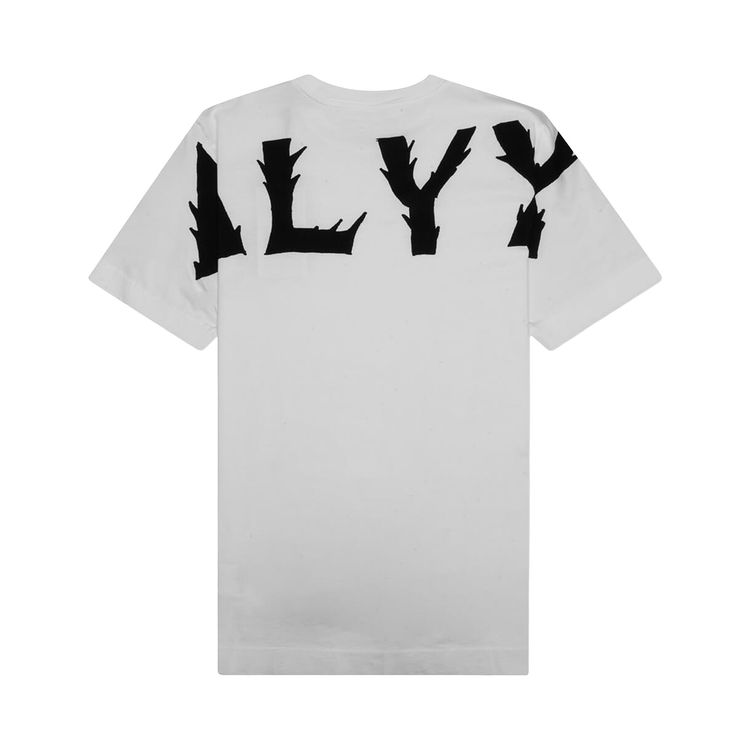 1017 ALYX 9SM Back Logo Graphic Short Sleeve T Shirt White