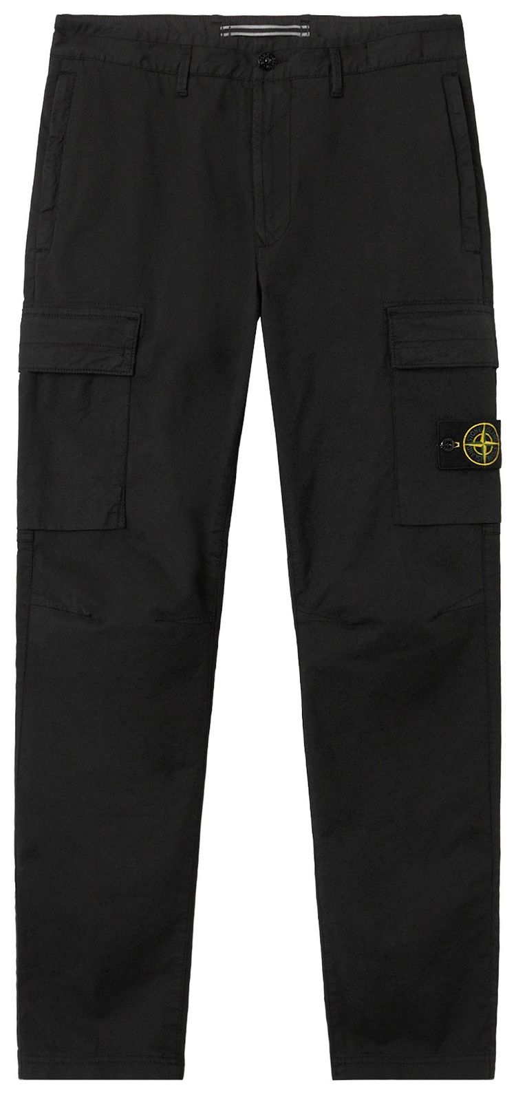Stone Island Casual Cargo Pocket Trousers Black