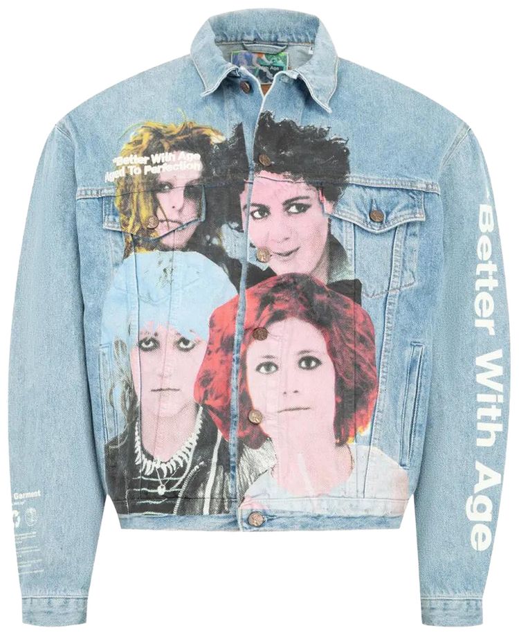 Better With Age Blanche Denim Trucker Jacket Indigo