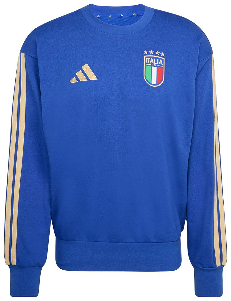 Adidas Italy DNA Crew Sweat Sweatshirt Bold Blue
