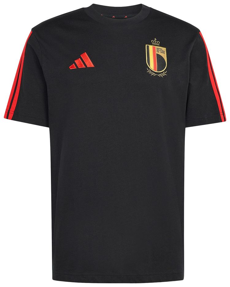 Adidas Belgium DNA T Shirt Black