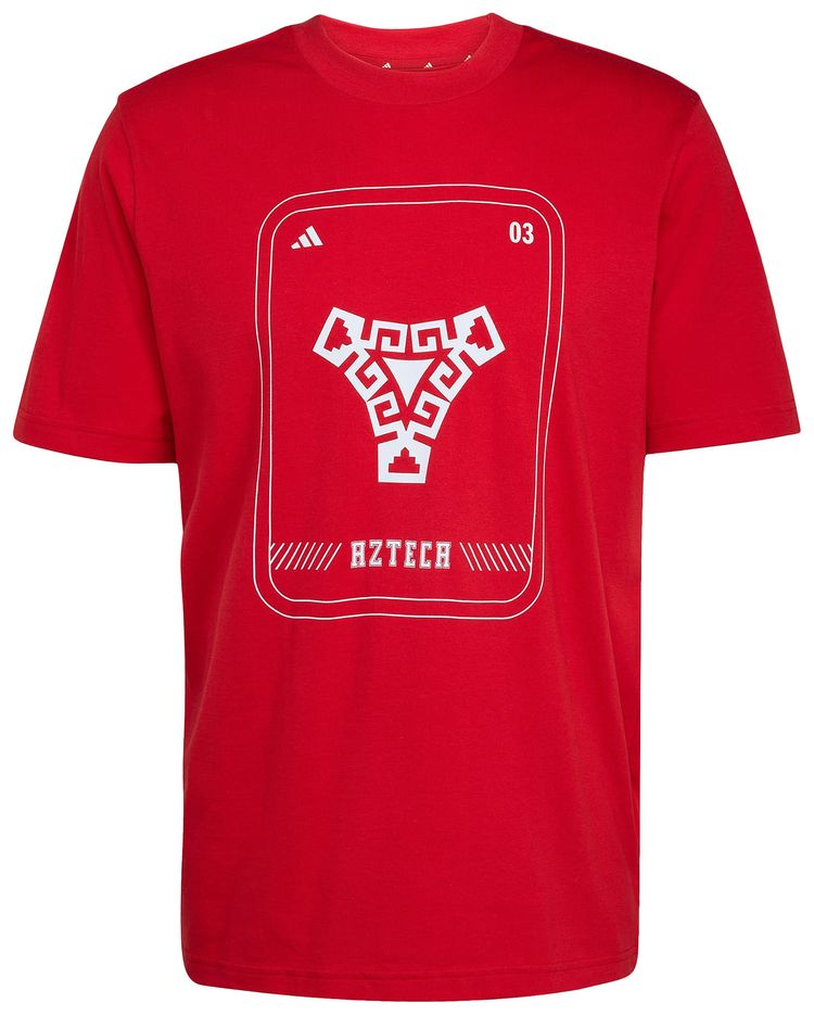 Adidas Mexico Dna T Shirt Better Scarlet