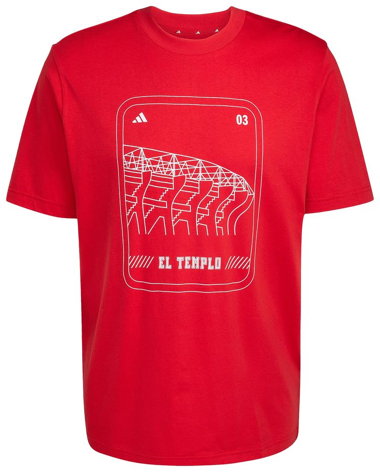 Adidas Mexico Dna T Shirt Better Scarlet