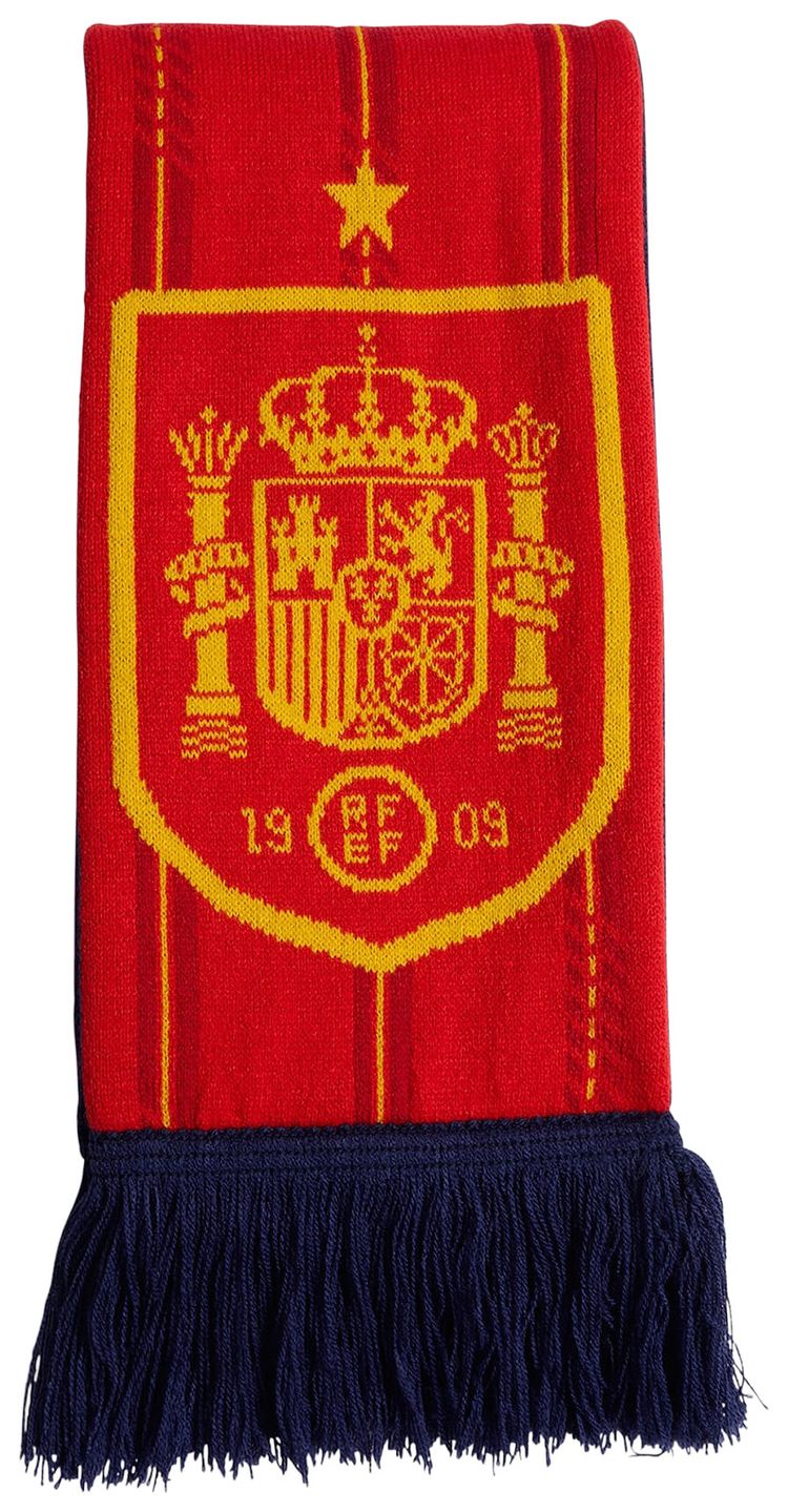 Adidas Spain 26 Scarf Dark BlueVivid RedCrew Yellow