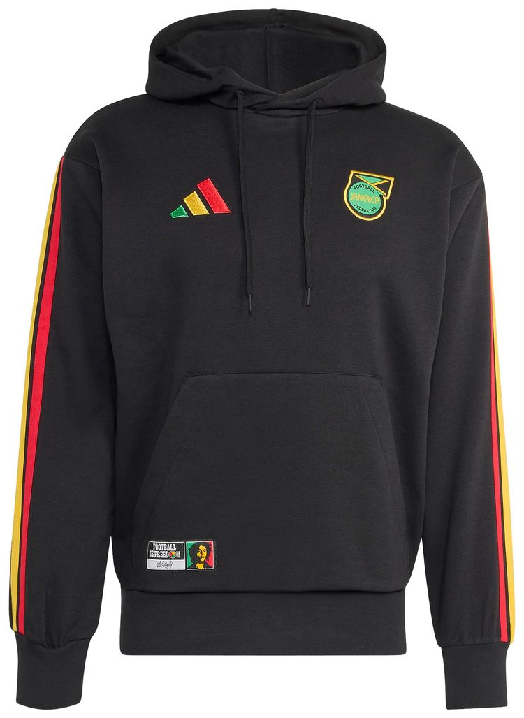Adidas Jamaica x Bob Marley Dna Fleece Hoodie Black
