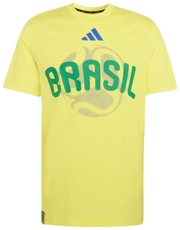 Adidas FIFA World Cup 26 Brazil T Shirt Bright Yellow