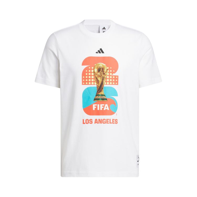 Adidas FIFA World Cup 26 Host City Los Angeles Graphic T Shirt White