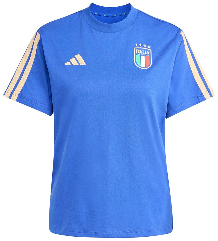 Adidas Italy Dna T Shirt Bold Blue