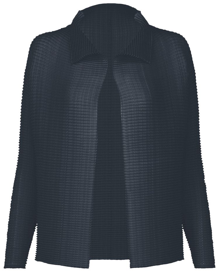Issey Miyake Wooly Pleats 68 Shirt Dark Navy