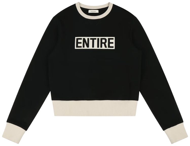 Entire Studios Contro Crew Neck Sweatshirt Skunk