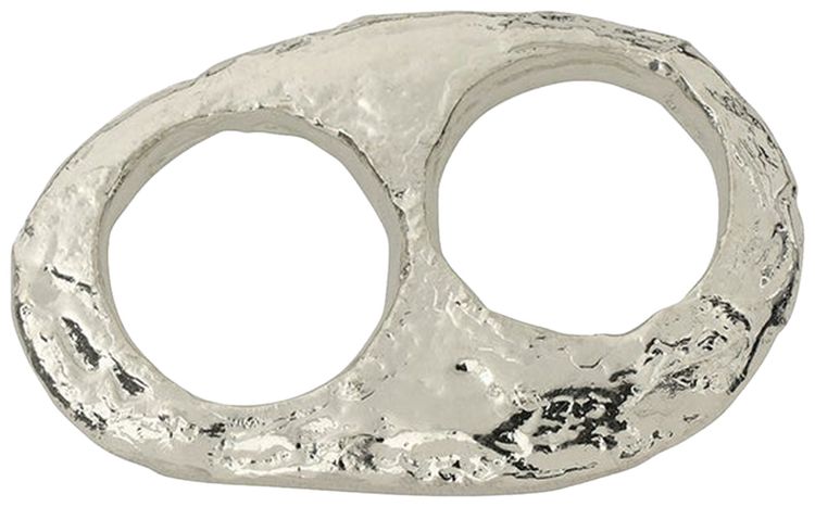 Homme Plisse Issey Miyake Cavern Ring Silver