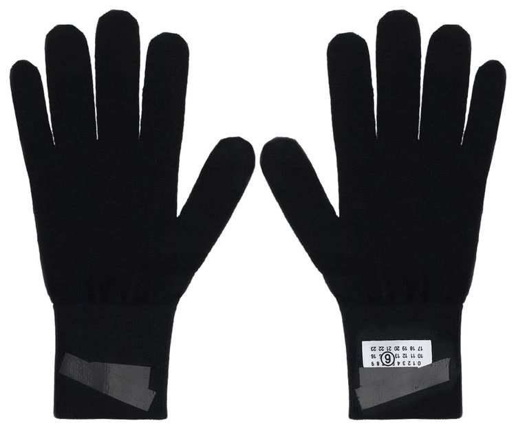 MM6 Maison Margiela Gloves Black