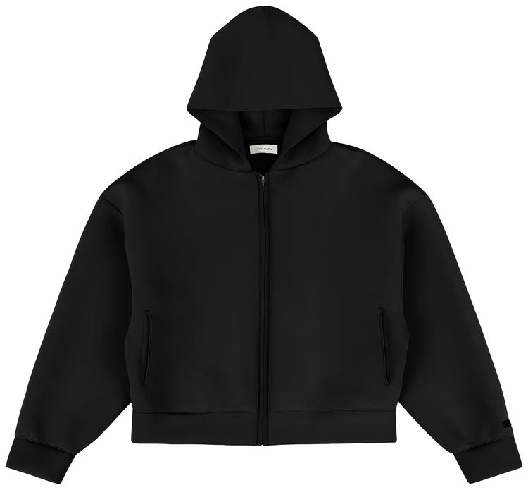 Entire Studios Scuba Zip Hoodie Black
