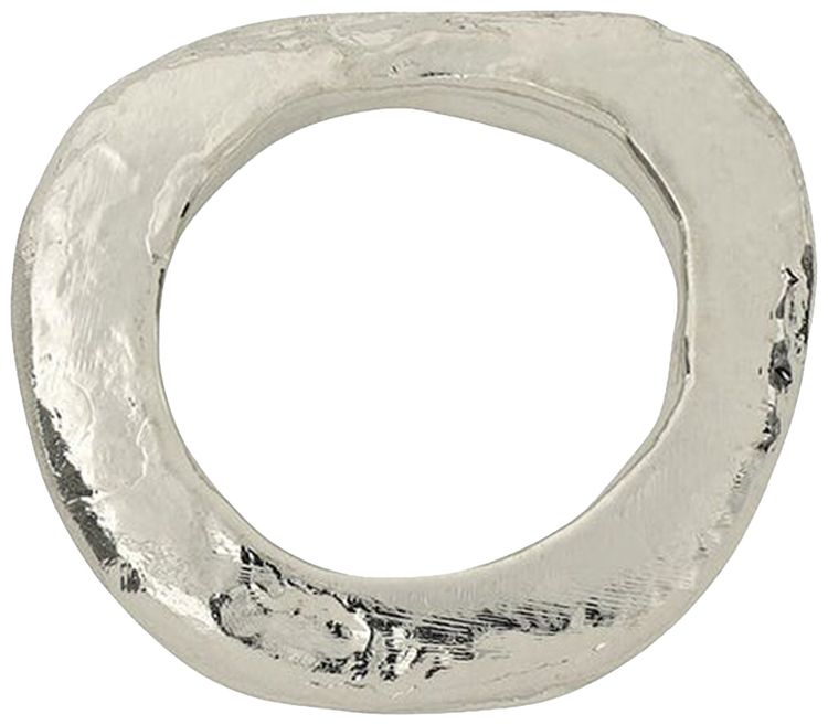 Homme Plisse Issey Miyake Cavern Ring Silver
