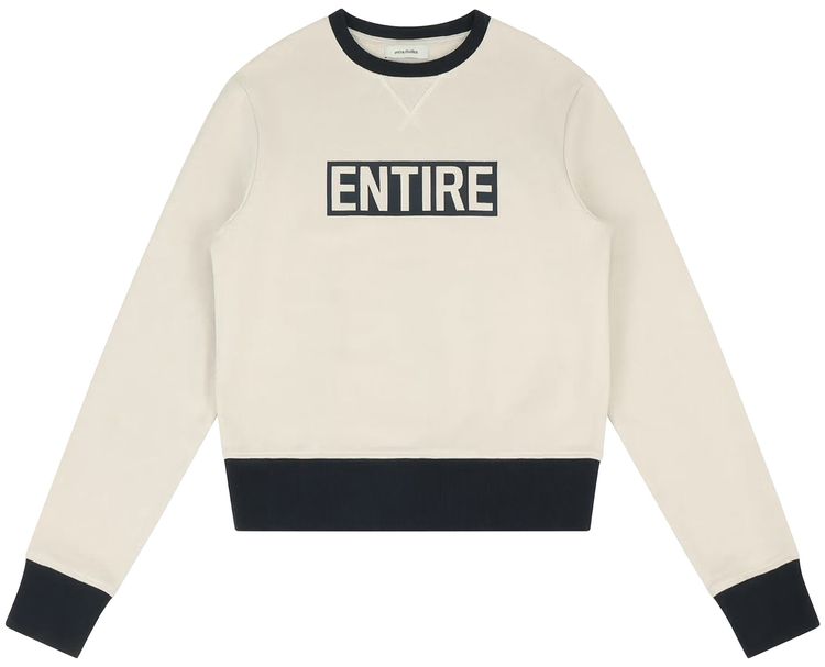 Entire Studios Contro Crew Neck Sweatshirt Nautical