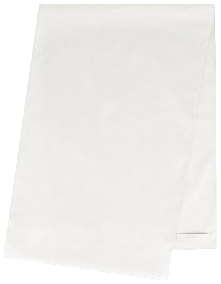 Amomento Sheer Cotton Long Scarf Ivory