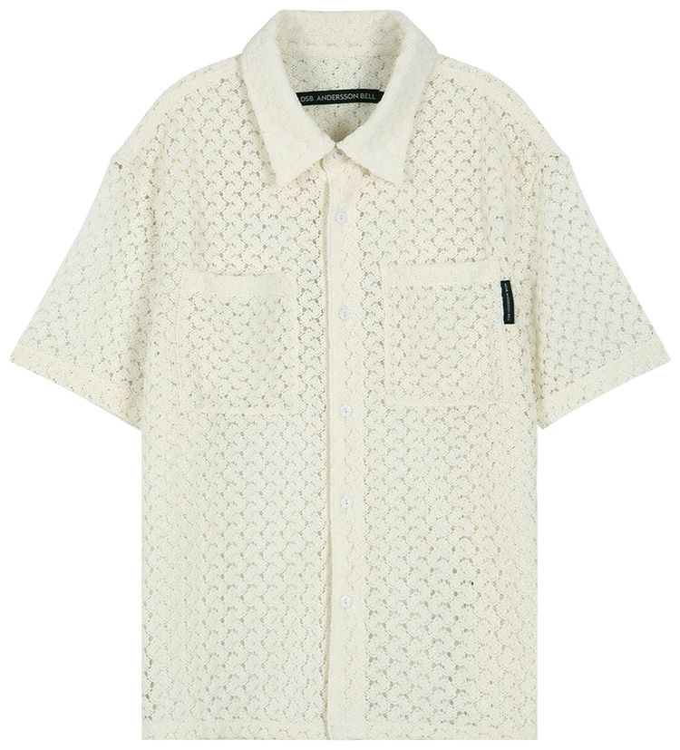 Andersson Bell Tres Sheer Knitted Shirt Ecru
