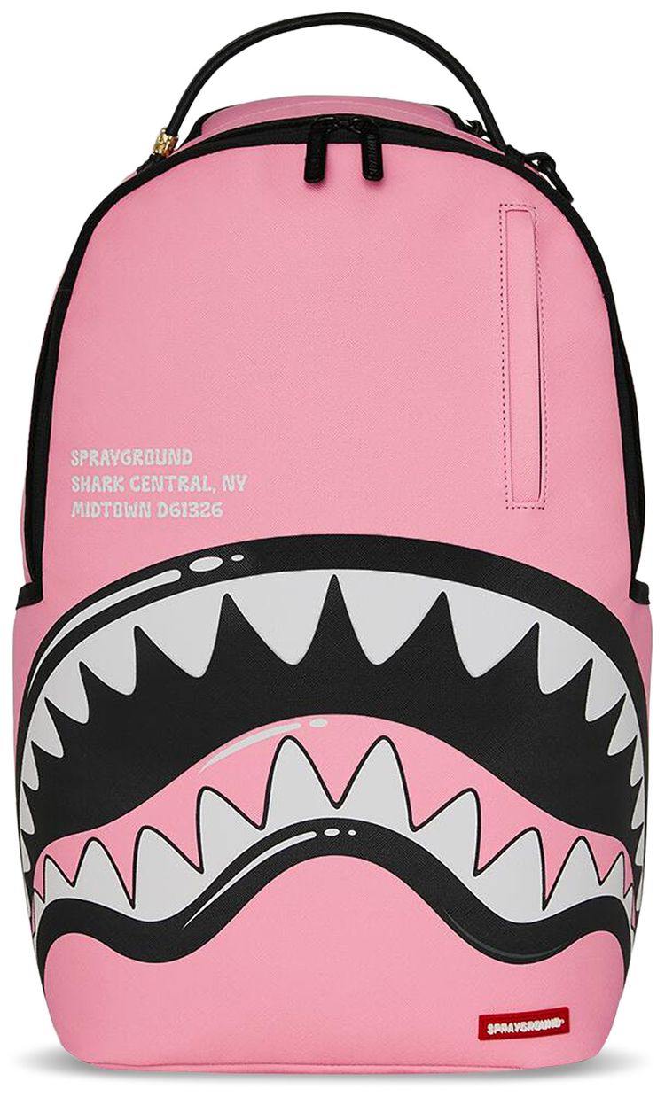 Sprayground Shark Central Bubble Shark Backpack Pink