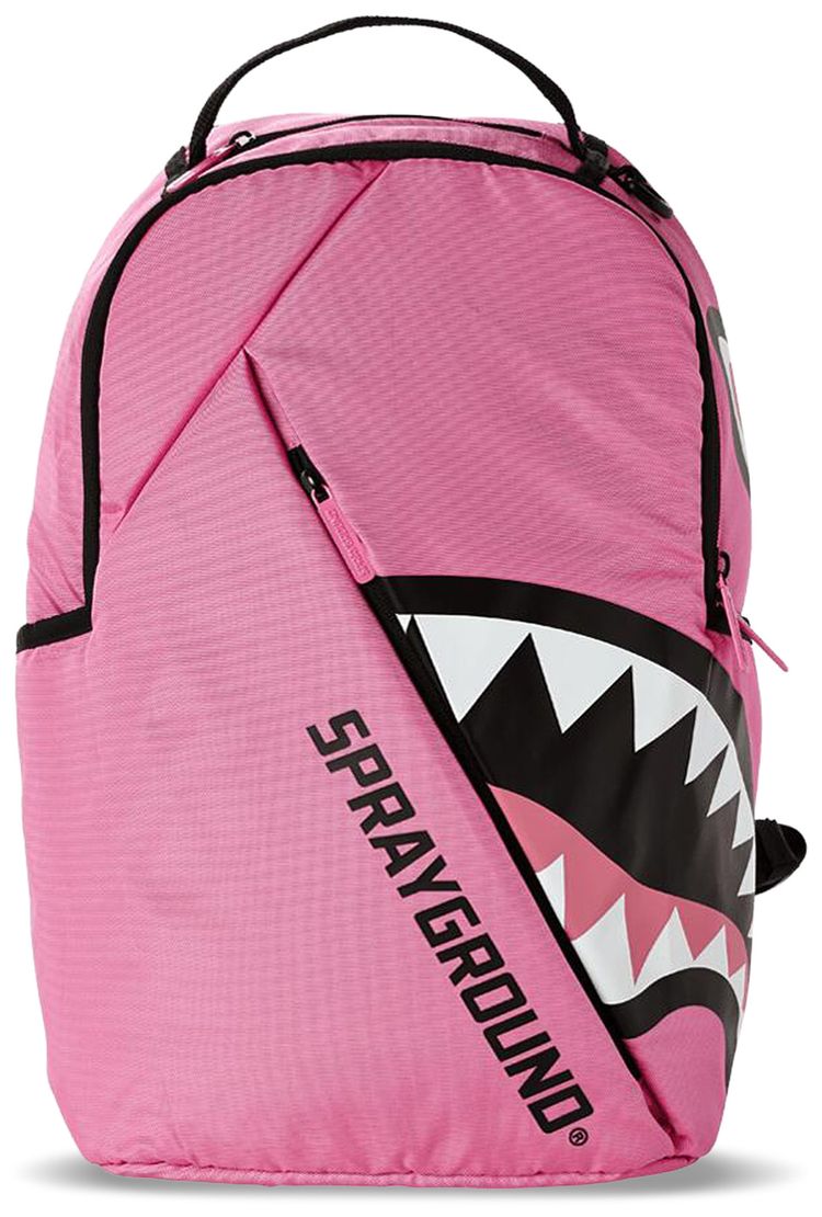 Sprayground Angled Shark Backpack Pink