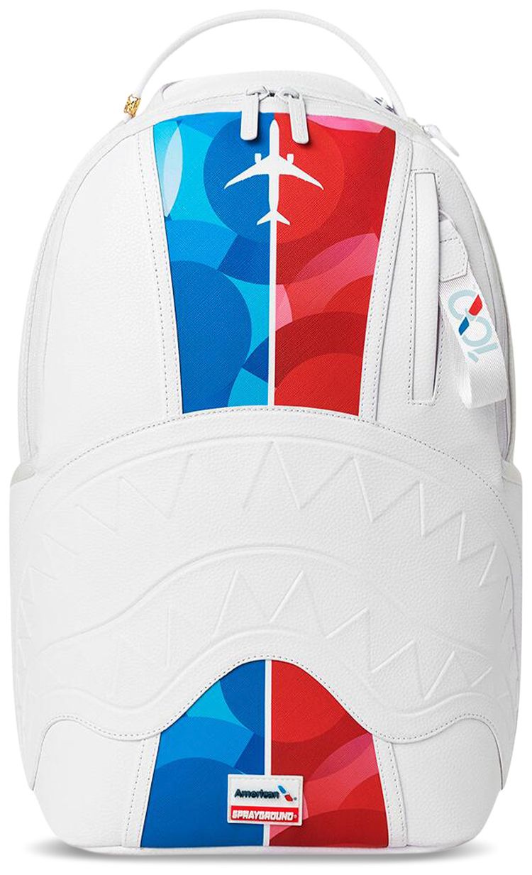 Sprayground American Airlines Maximum Altitude Backpack White