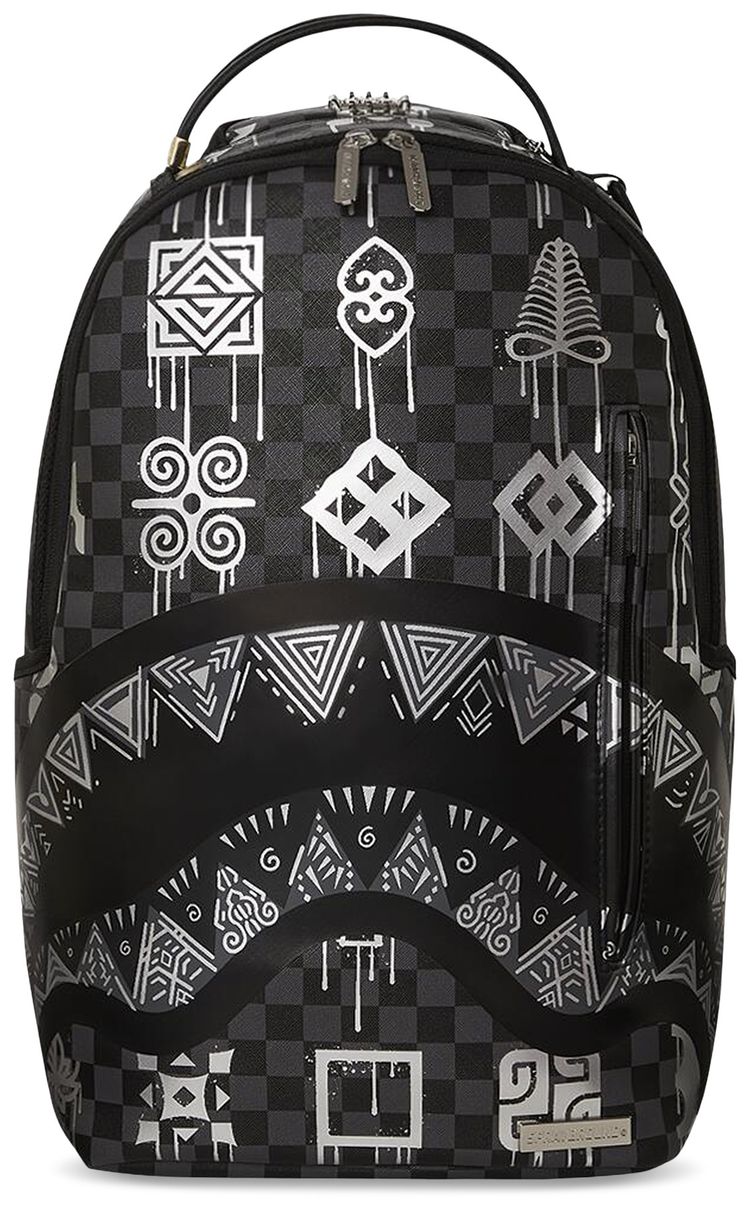 Sprayground AI African Intelligence 9 Power Glyphics Backpack Multicolor