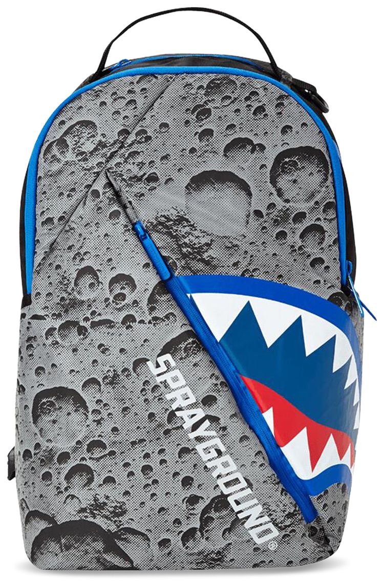 Sprayground Angled Reflective Shark Backpack Multicolor