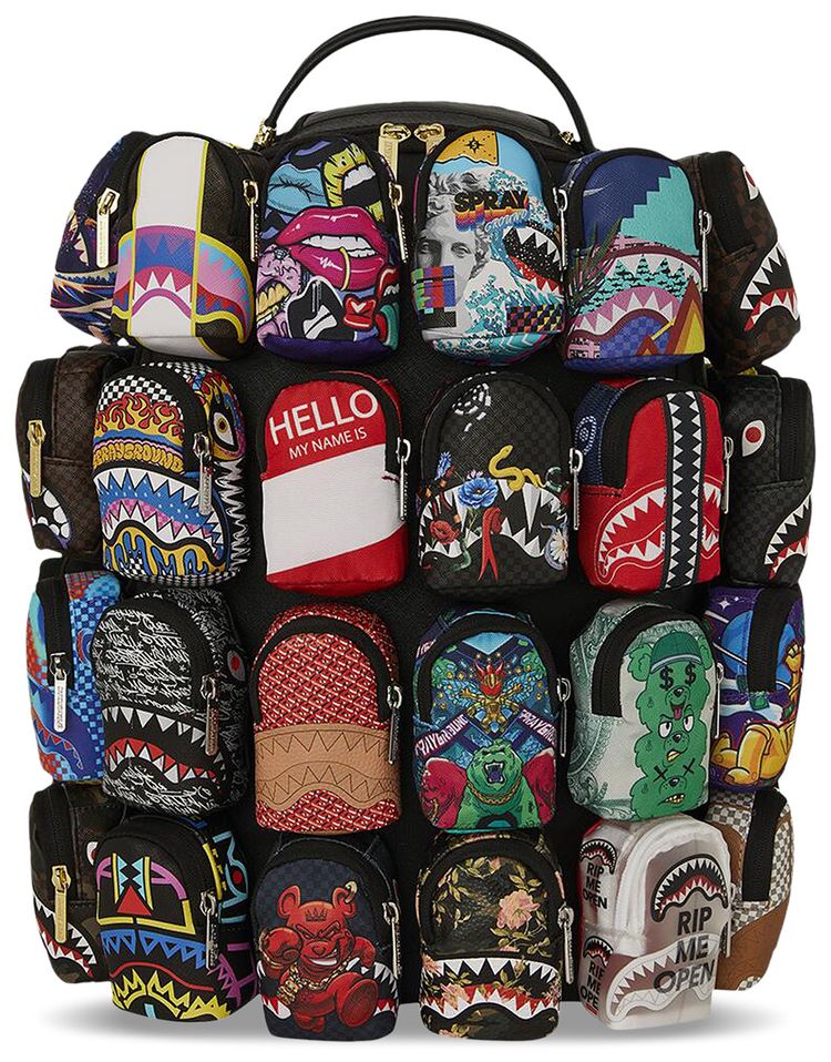 Sprayground All The Bags In The World Backpack Multicolor