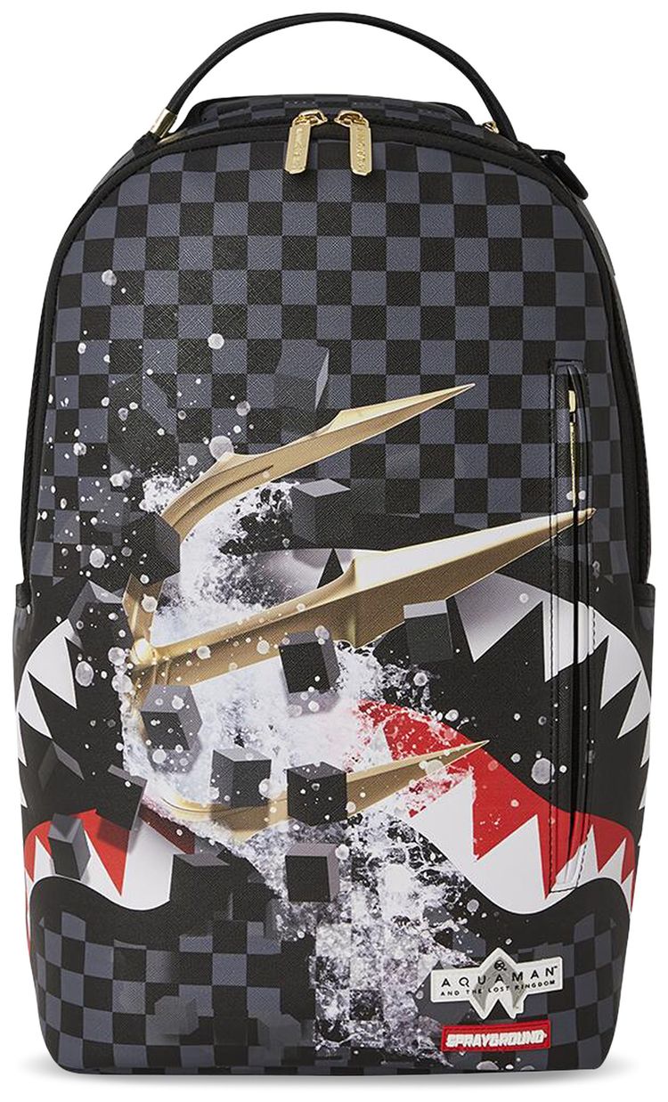 Sprayground Aquaman Trident Backpack Multicolor