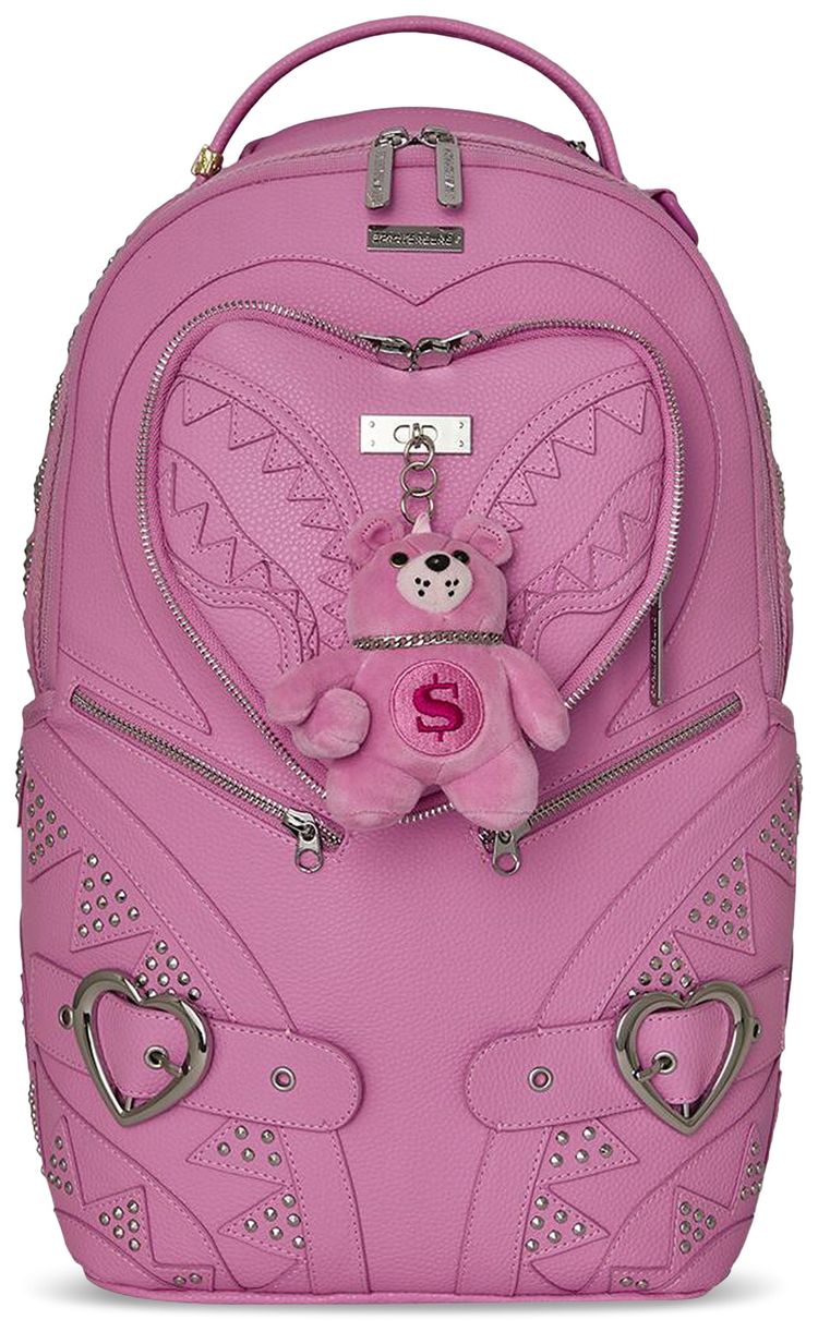 Sprayground Bear Baddie Heartbreaker Backpack Multicolor