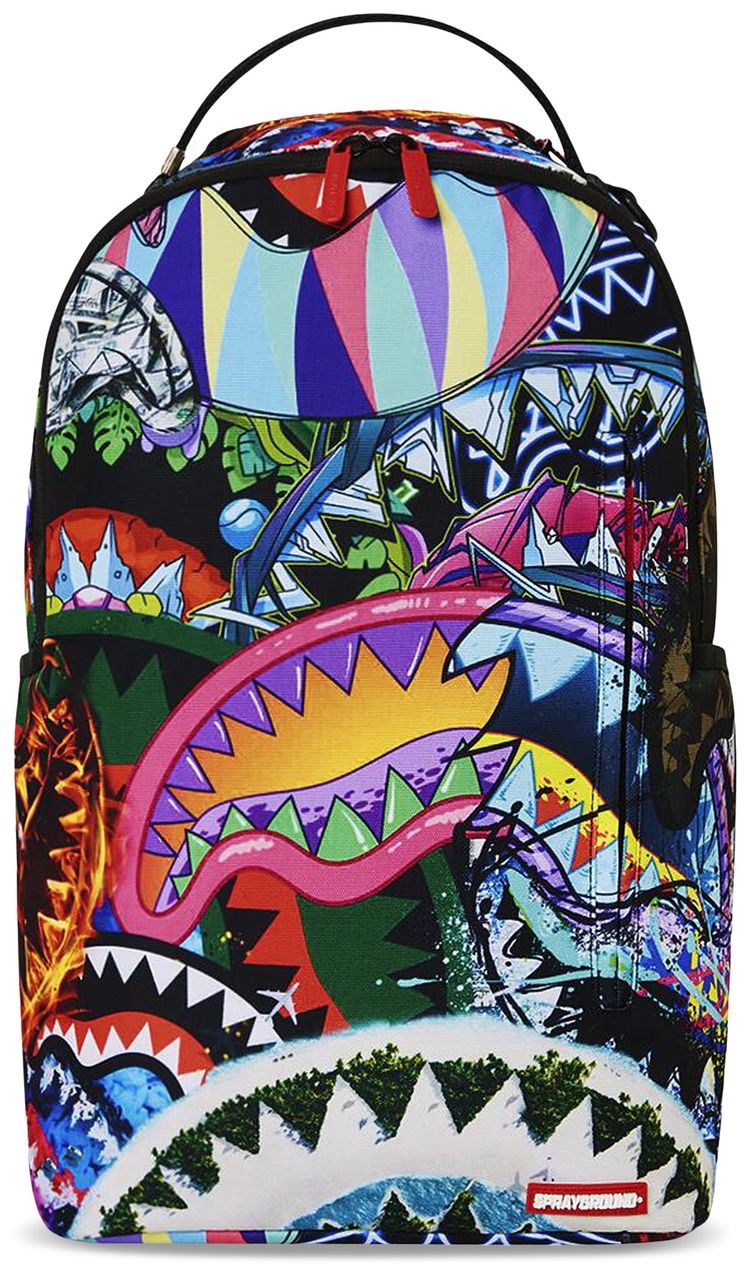 Sprayground Cant Stop The Shark DLXSR Backpack Multicolor