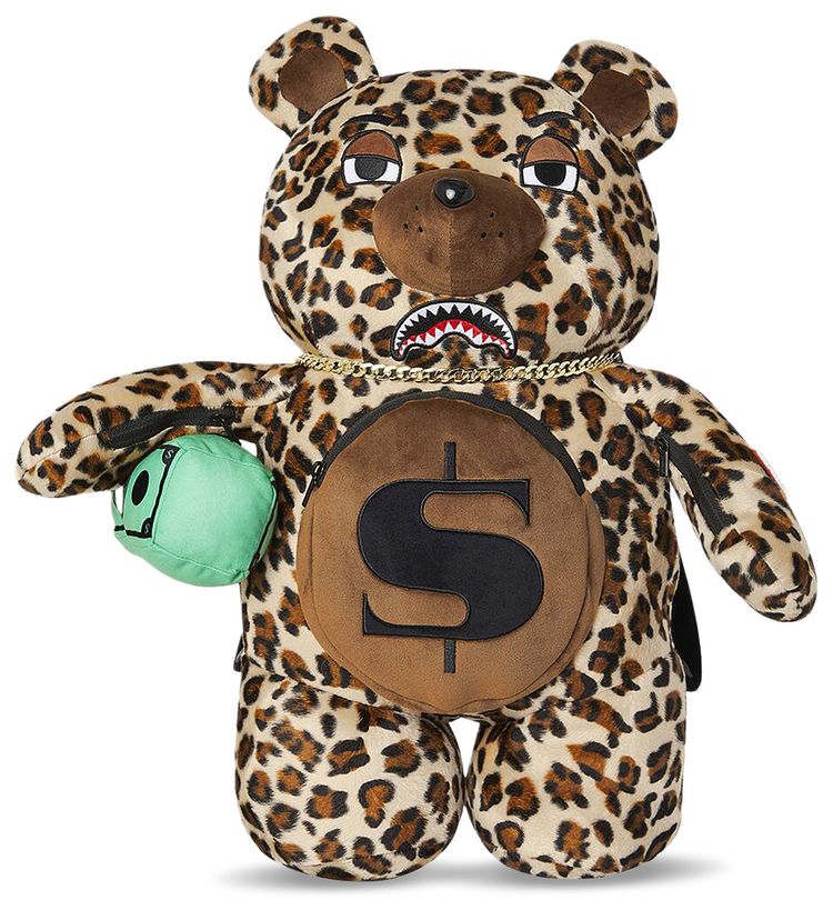 Sprayground Clawed Up Moneybear Backpack Multicolor