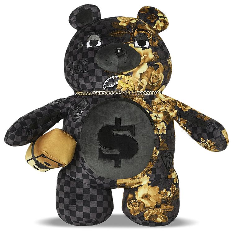 Sprayground Billionaire Bloom Moneybear Backpack Multicolor
