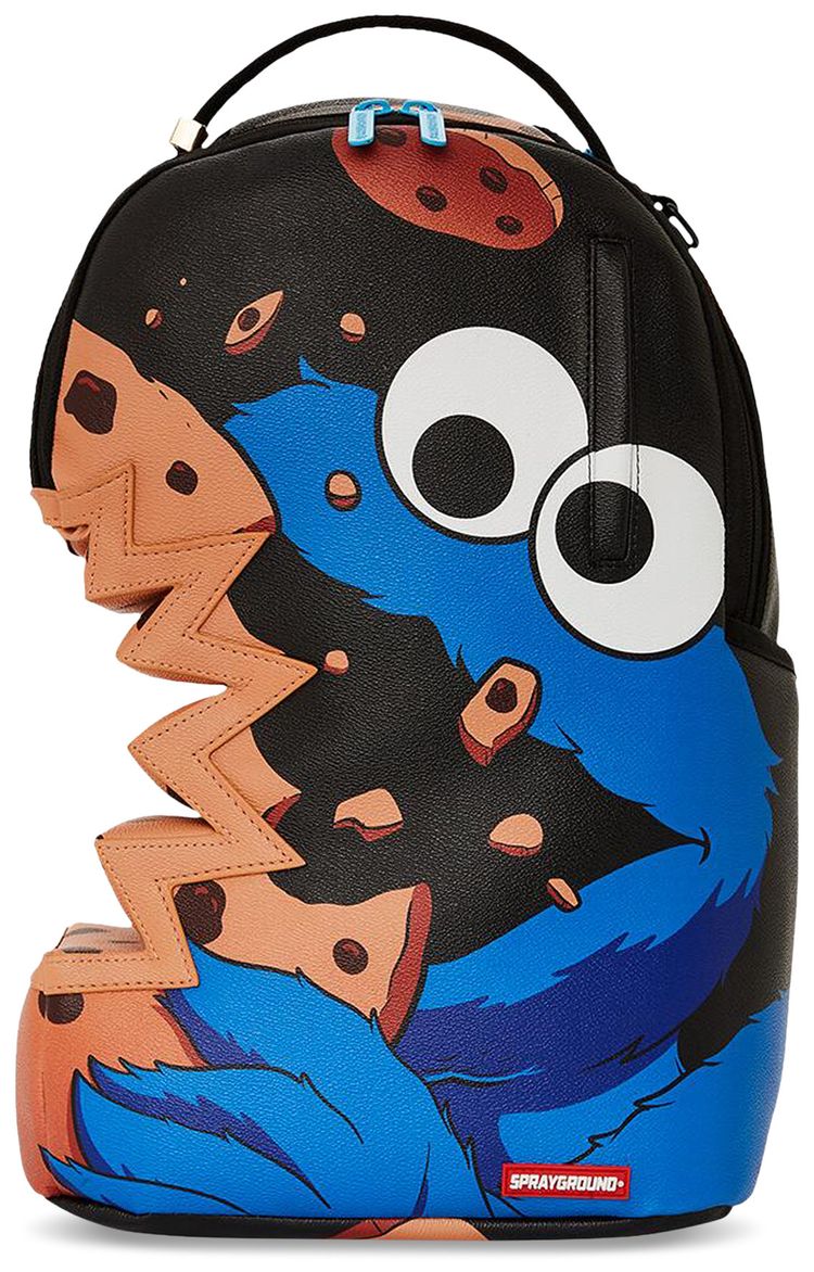 Sprayground Cookie Monster Cookie Sharkbite DlXV Backpack Multicolor