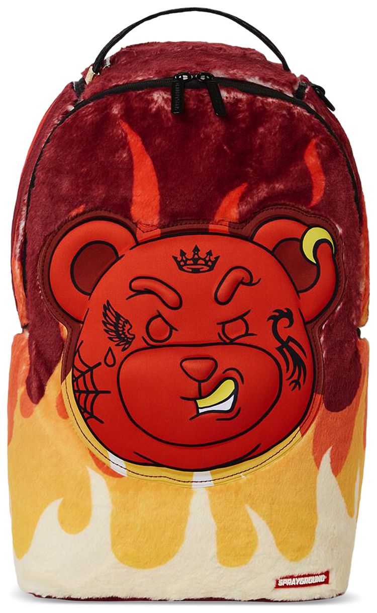 Sprayground Diablo Cozy Velour Fur Backpack Multicolor