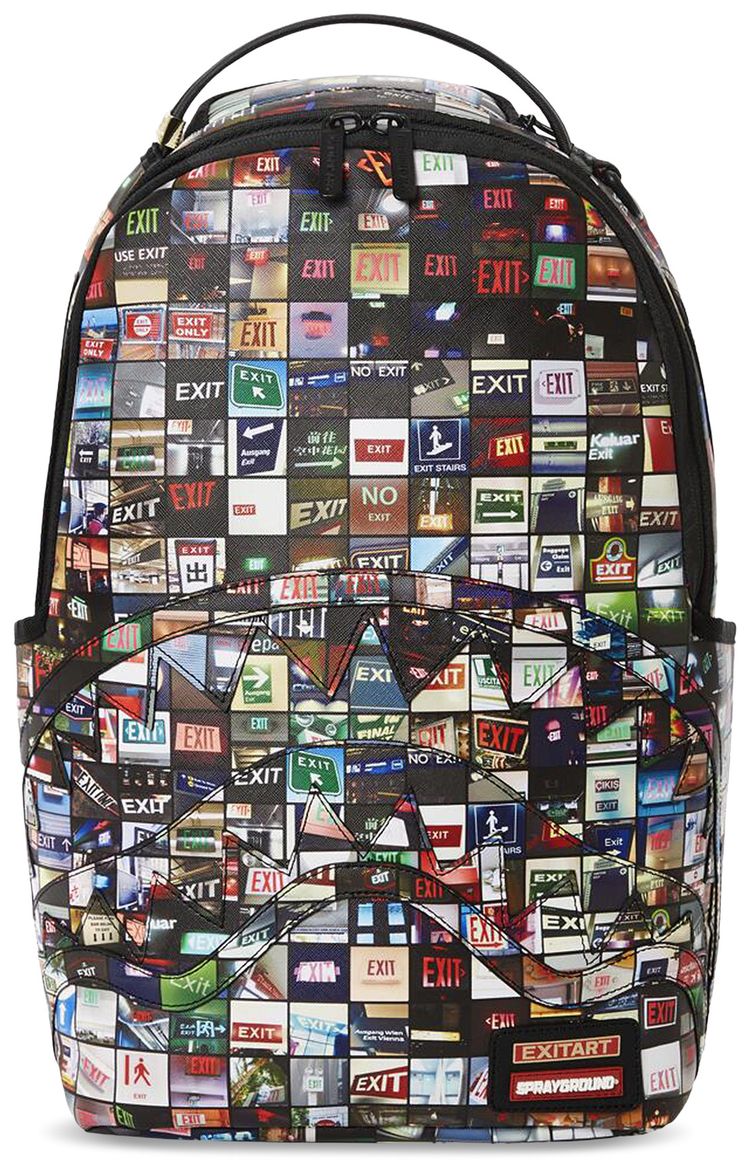 Sprayground Exit Art Collab Backpack Multicolor