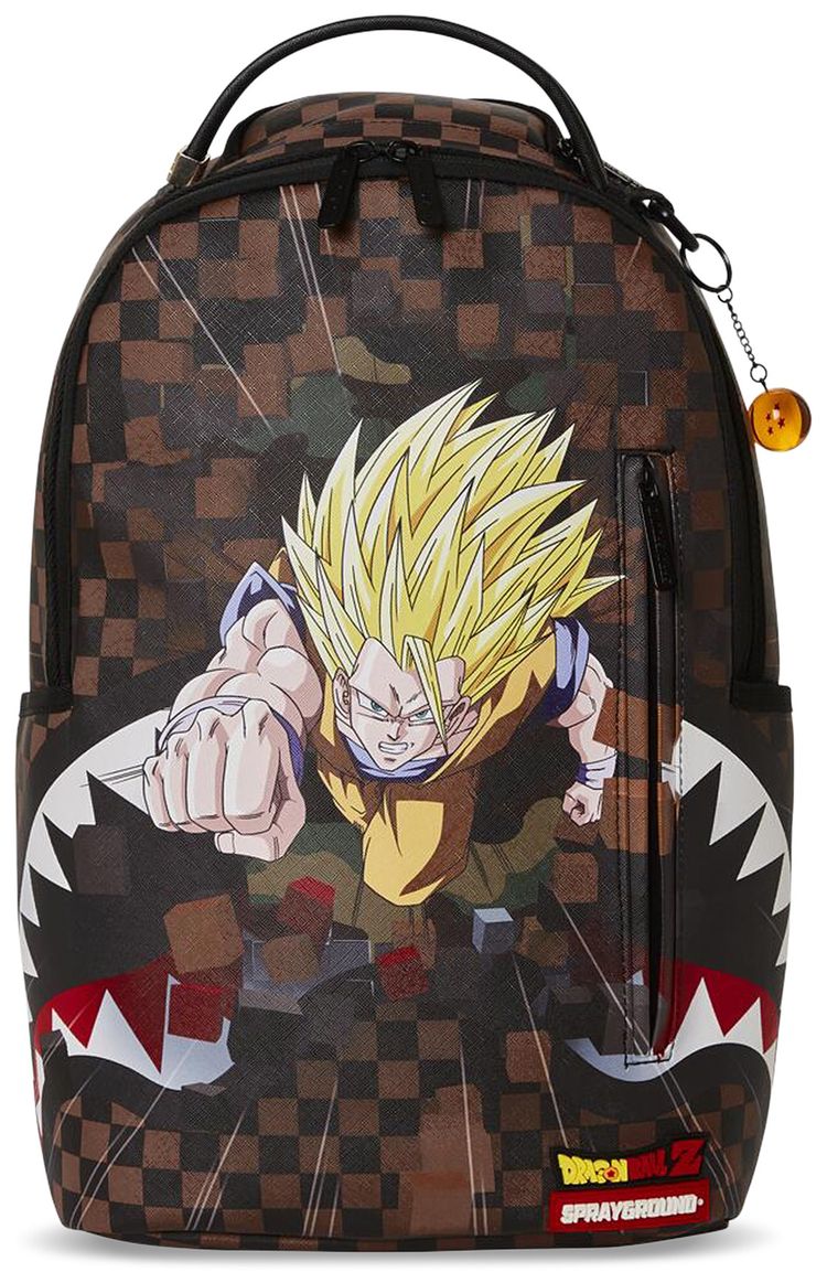 Sprayground Dragon Ball Z Checked Smash DlXV Backpack Multicolor