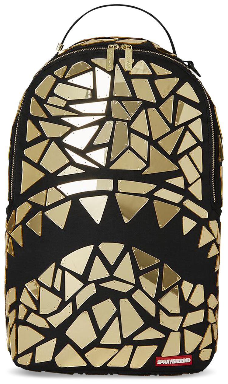 Sprayground Hand Made Mirror Shark Burst Backpack Multicolor