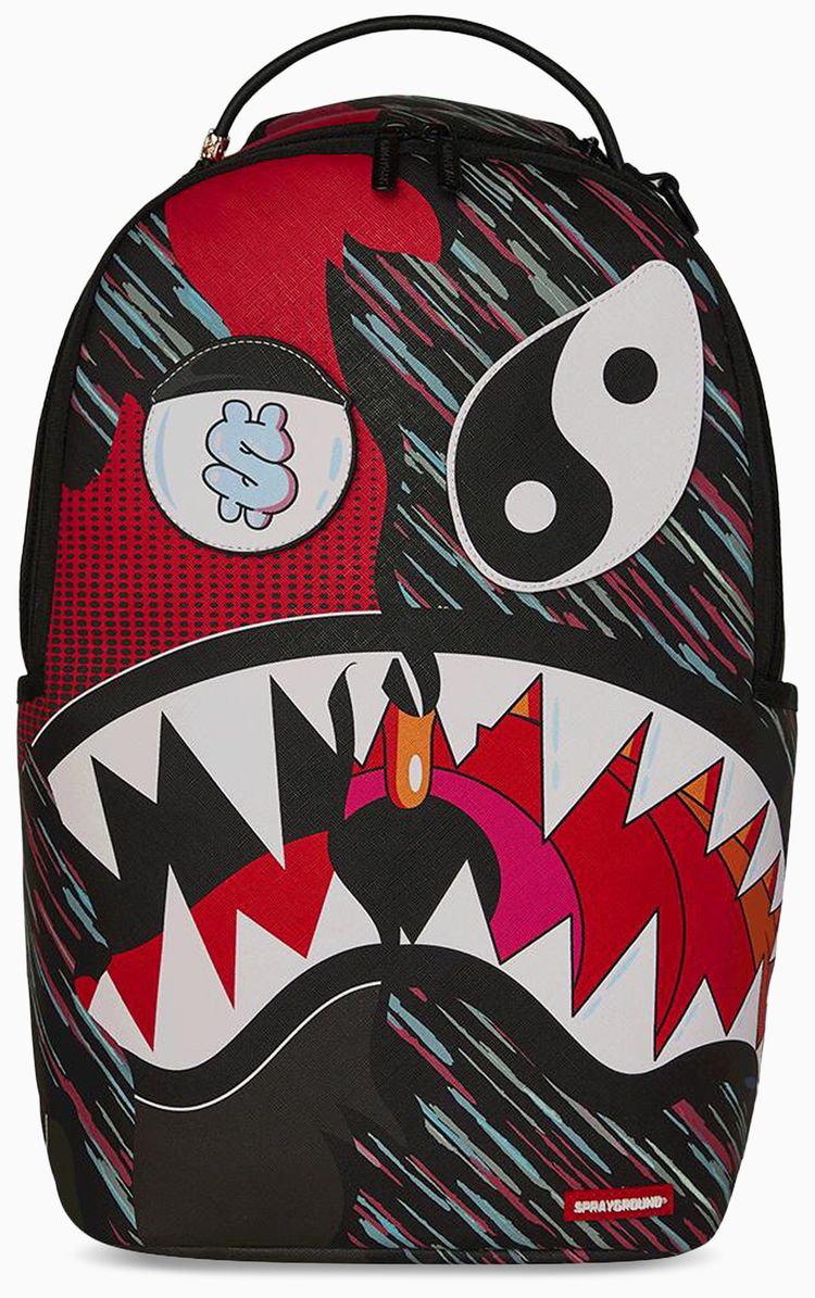 Sprayground Hyper Driven Shark Backpack Multicolor