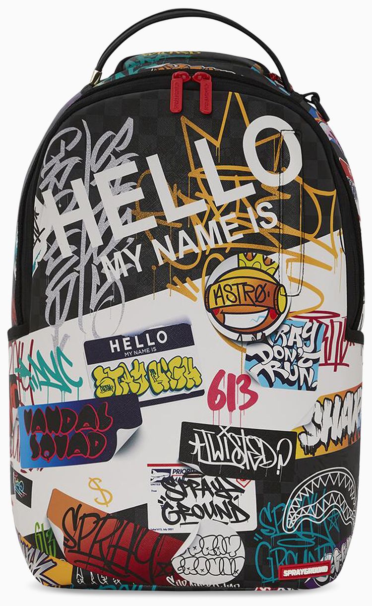 Sprayground Hello World V14 Backpack Multicolor