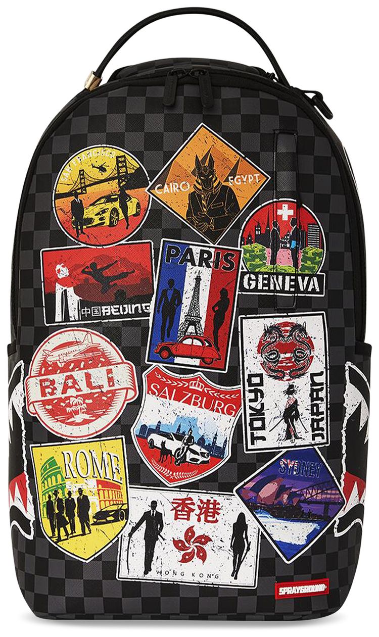 Sprayground Global Mogul Unlimited Miles Backpack Multicolor