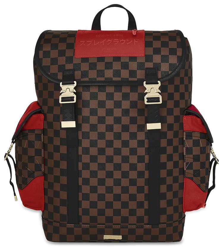 Sprayground Katana Check Boss Monte Carlo Backpack Multicolor