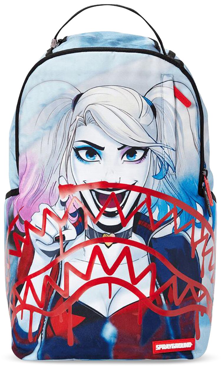 Sprayground Harley Quinn Shark Backpack Multicolor