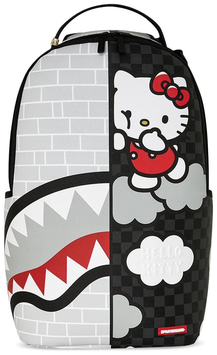 Sprayground Hello Kitty Brick Wall Split Backpack Multicolor