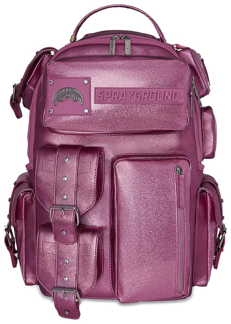 Sprayground Glitter  Grit DLX Trooper Backpack Multicolor
