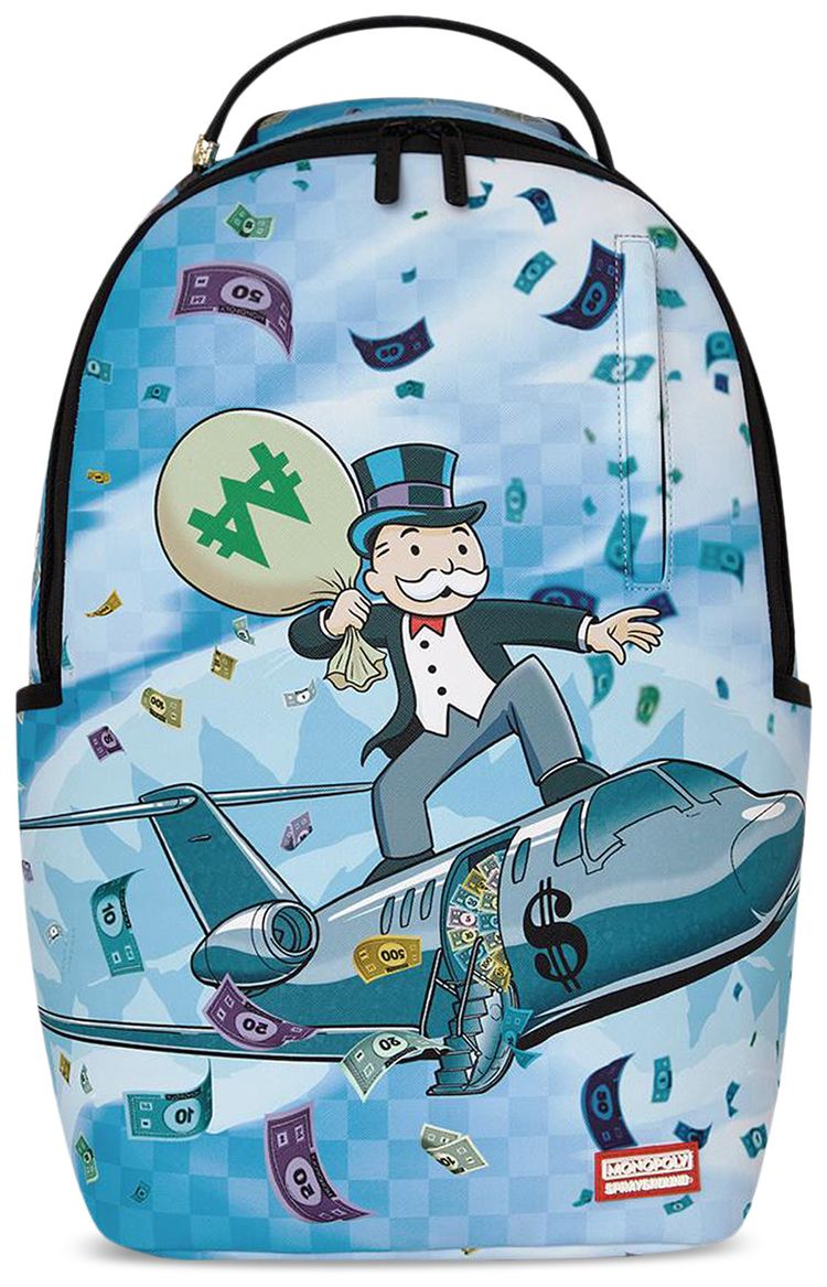 Sprayground Monopoly Jet Rider Backpack Multicolor