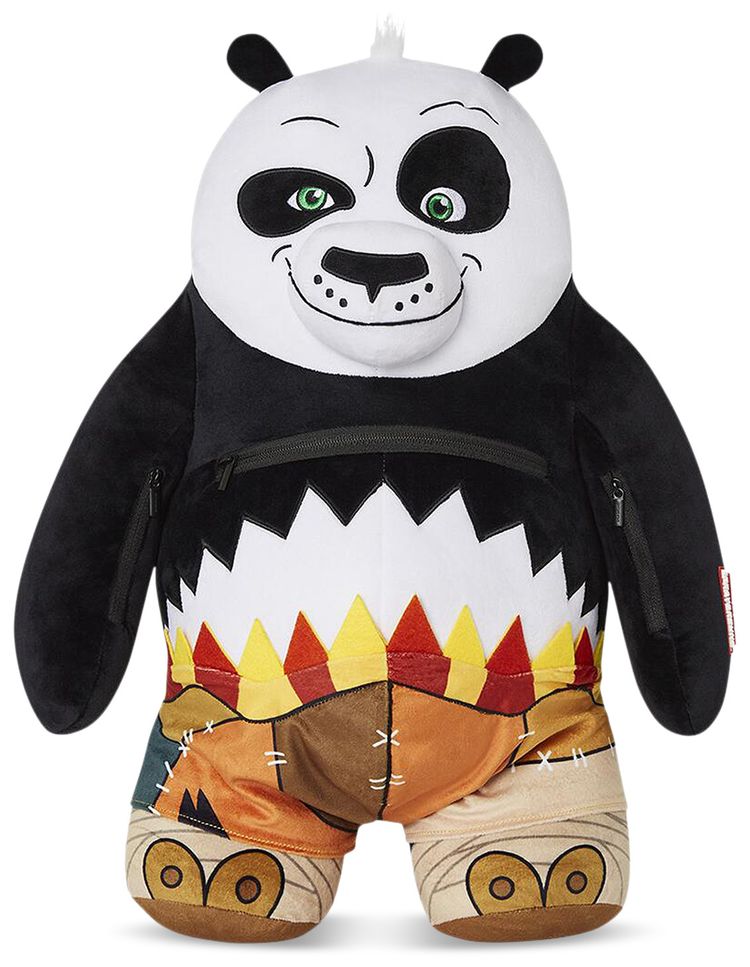 Sprayground Kung Fu Panda Moneybear Teddybear Backpack Multicolor