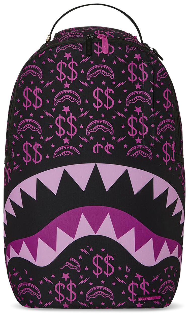 Sprayground Money Maker Shark Paper Backpack Multicolor