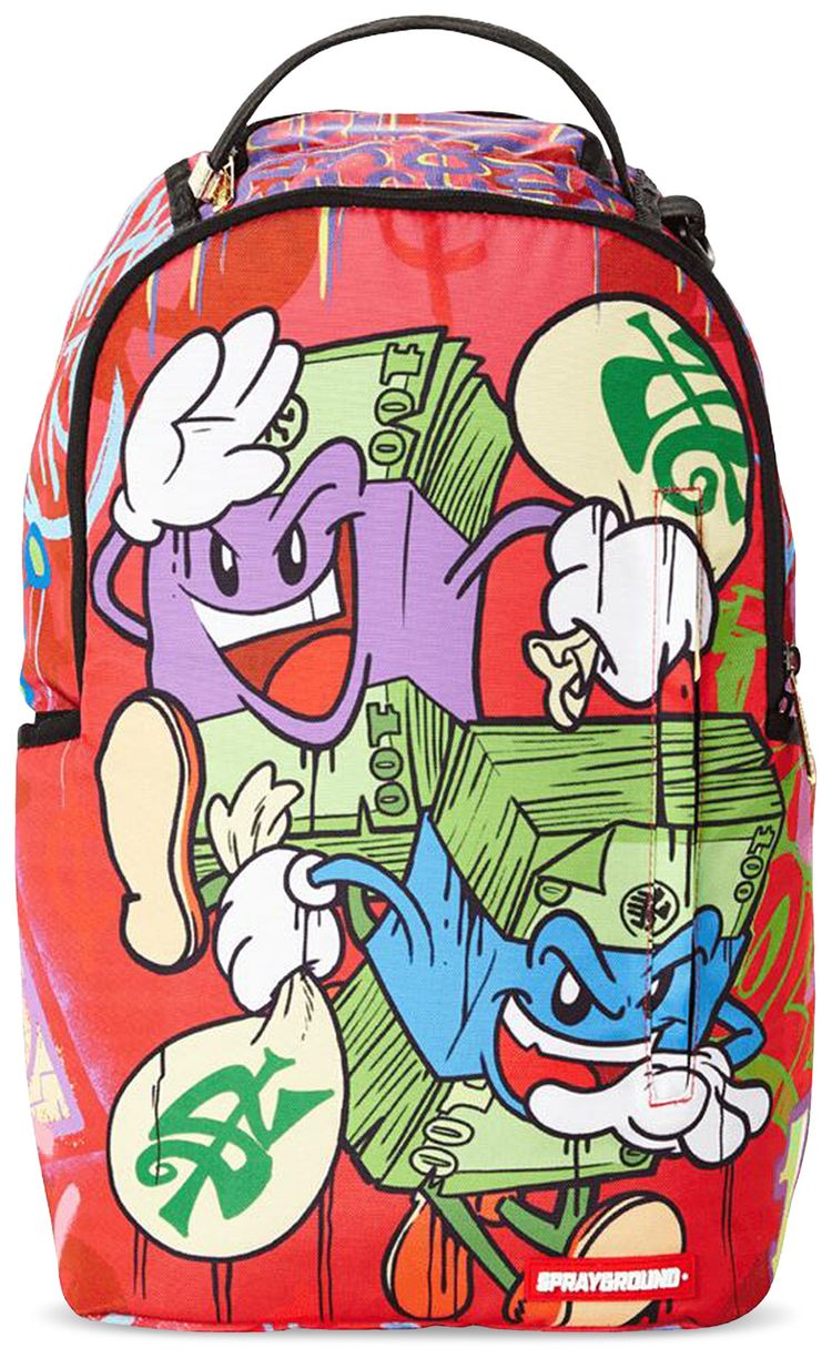 Sprayground Money Stacks On The Run Backpack Multicolor