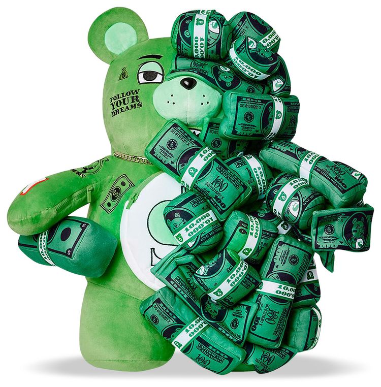 Sprayground Moneybear Zillions Teddybear Backpack Multicolor
